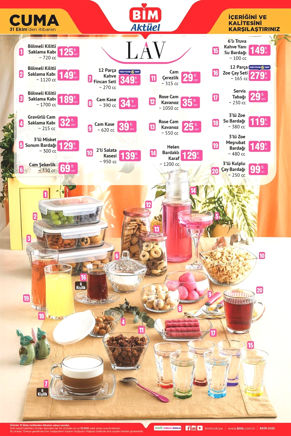 RAFLARDA BİM AKTÜEL ÜRÜNLER 28-31 EKİM 2025 - İNDİRİMLİ AFİŞ || Bimde gelecek hafta ürünleri neler RAFLARDA BİM AKTÜEL ÜRÜNLER 28-31 EKİM 2025 - İNDİRİMLİ AFİŞ || Bimde gelecek hafta ürünleri neler