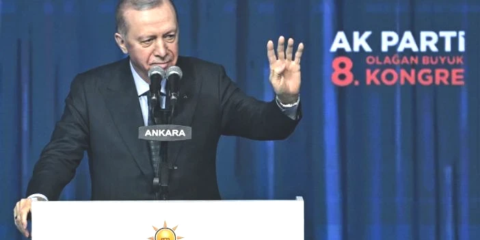 Erdoğan dokuzuncu kez AK Parti genel başkanı seçildi