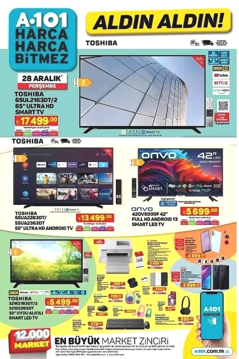 A101 28 Aralık 2025 aktüel ürünler: airfryer, tv, beyaz eşya ve haftanın yıldızları kampanyaları
