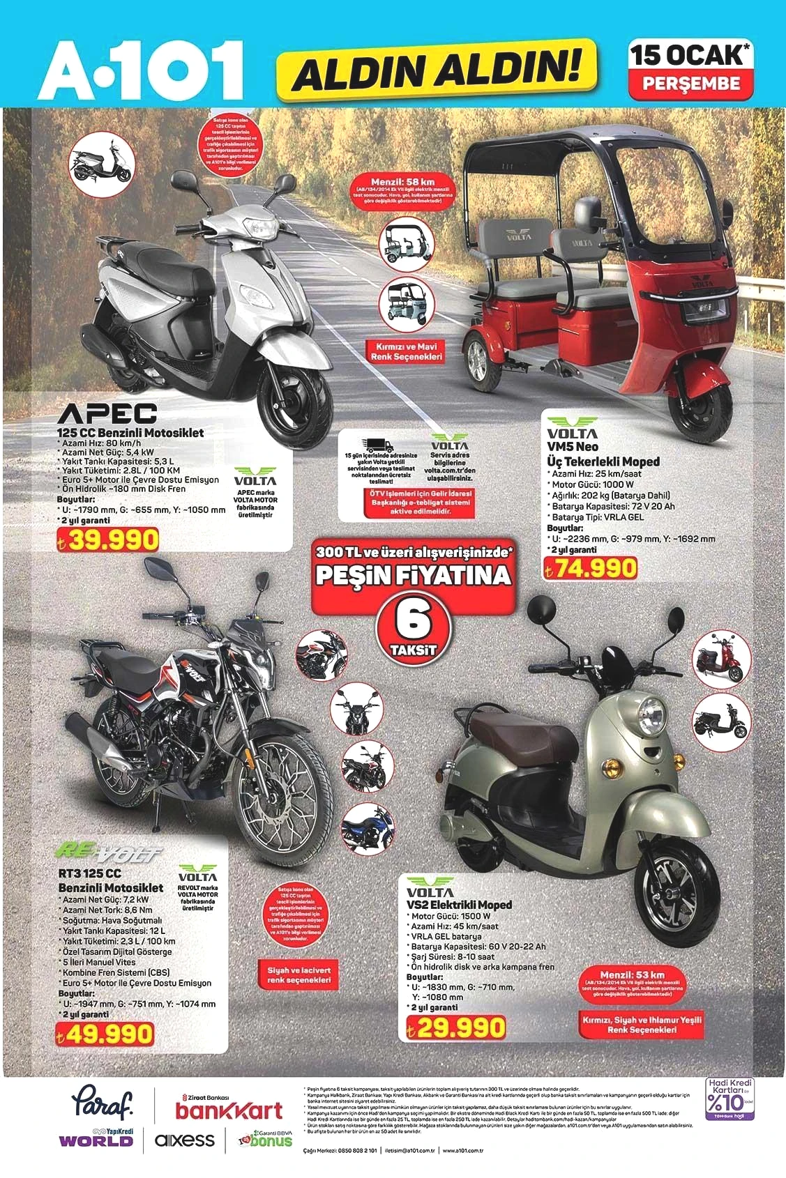 15 OCAK A101 ALDIN ALDIN AKTÜEL KATALOĞU