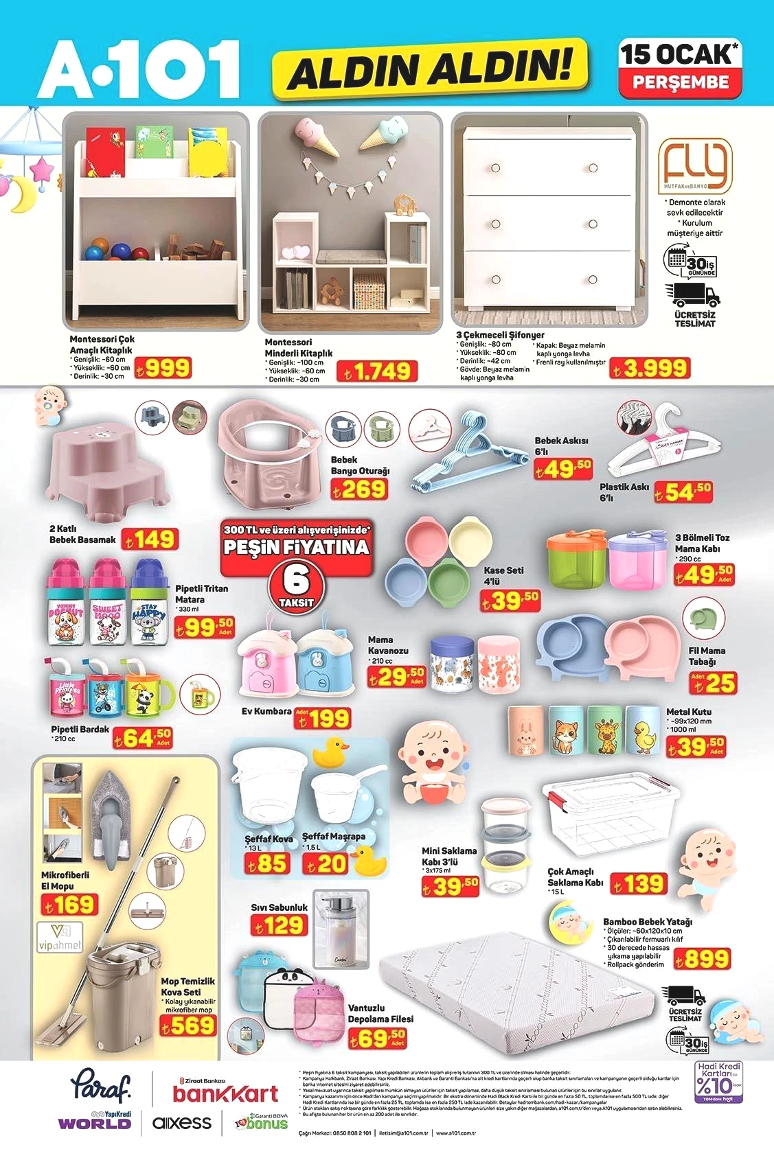 15 OCAK A101 ALDIN ALDIN AKTÜEL KATALOĞU