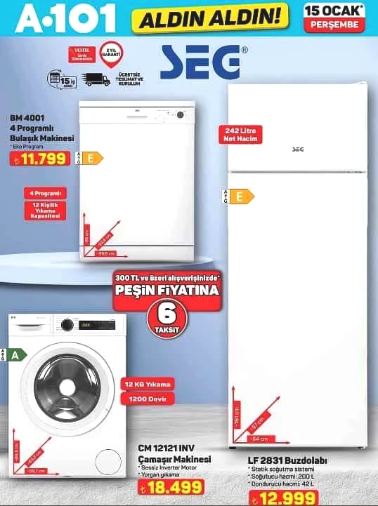 A101 15 Ocak 2026 Afiş: Yeni Ürünlerin Tam Listesi