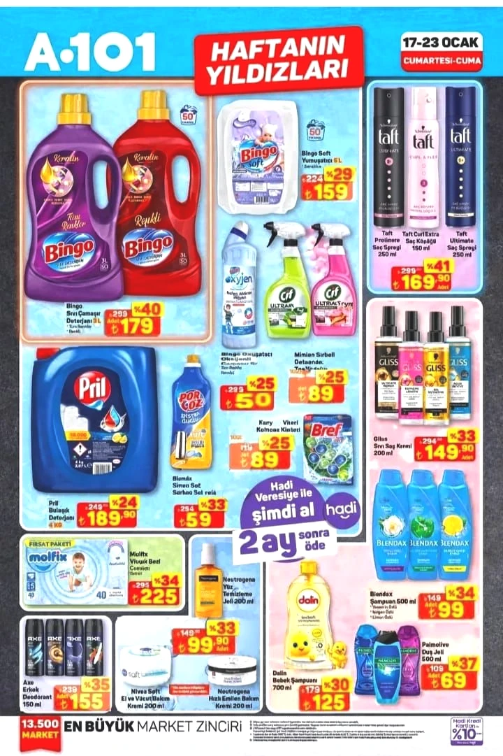 A101 market 17-23 Ocak 2026 Haftanın Yıldızları kataloğu yayımlandı! A101'e hangi ürünler geliyor? - Sayfa 1