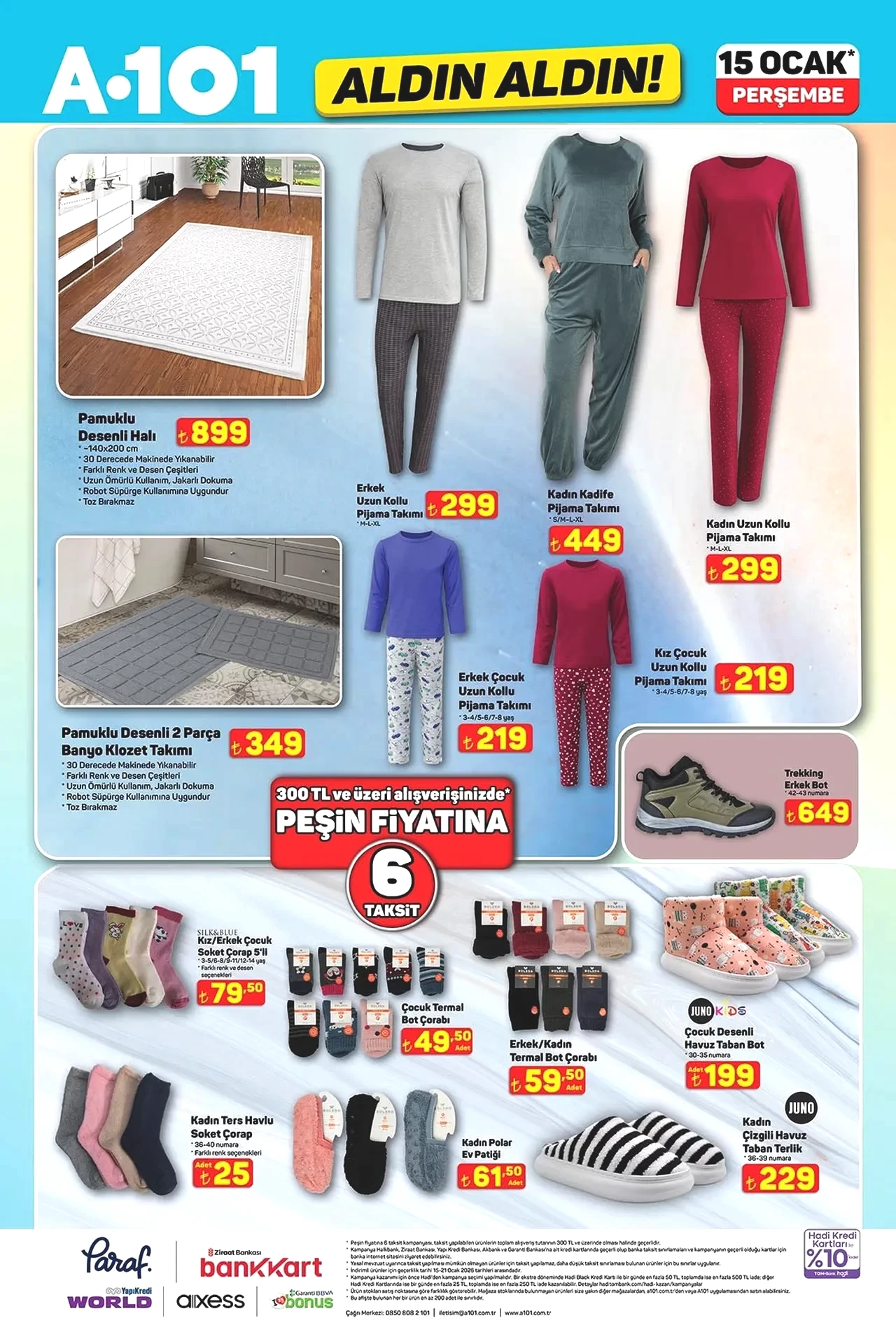 A101 aktüel kataloğu 15-22 Ocak ürünler listesi! A101'de bu hafta bateri, pijama takımları, buharlı süpürge ve ütü aktüel raflarına geliyor