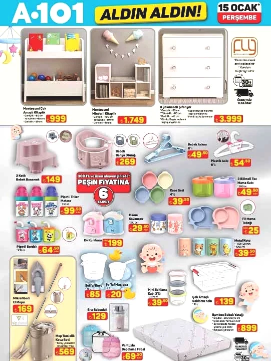 A 101' e buharlı kırışıklık giderici geliyor: A 101 15 Ocak Aldın Aldın ürünleri bugün raflarda!