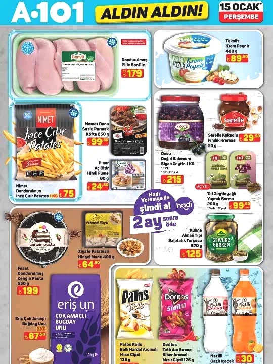A 101' e buharlı kırışıklık giderici geliyor: A 101 15 Ocak Aldın Aldın ürünleri bugün raflarda!
