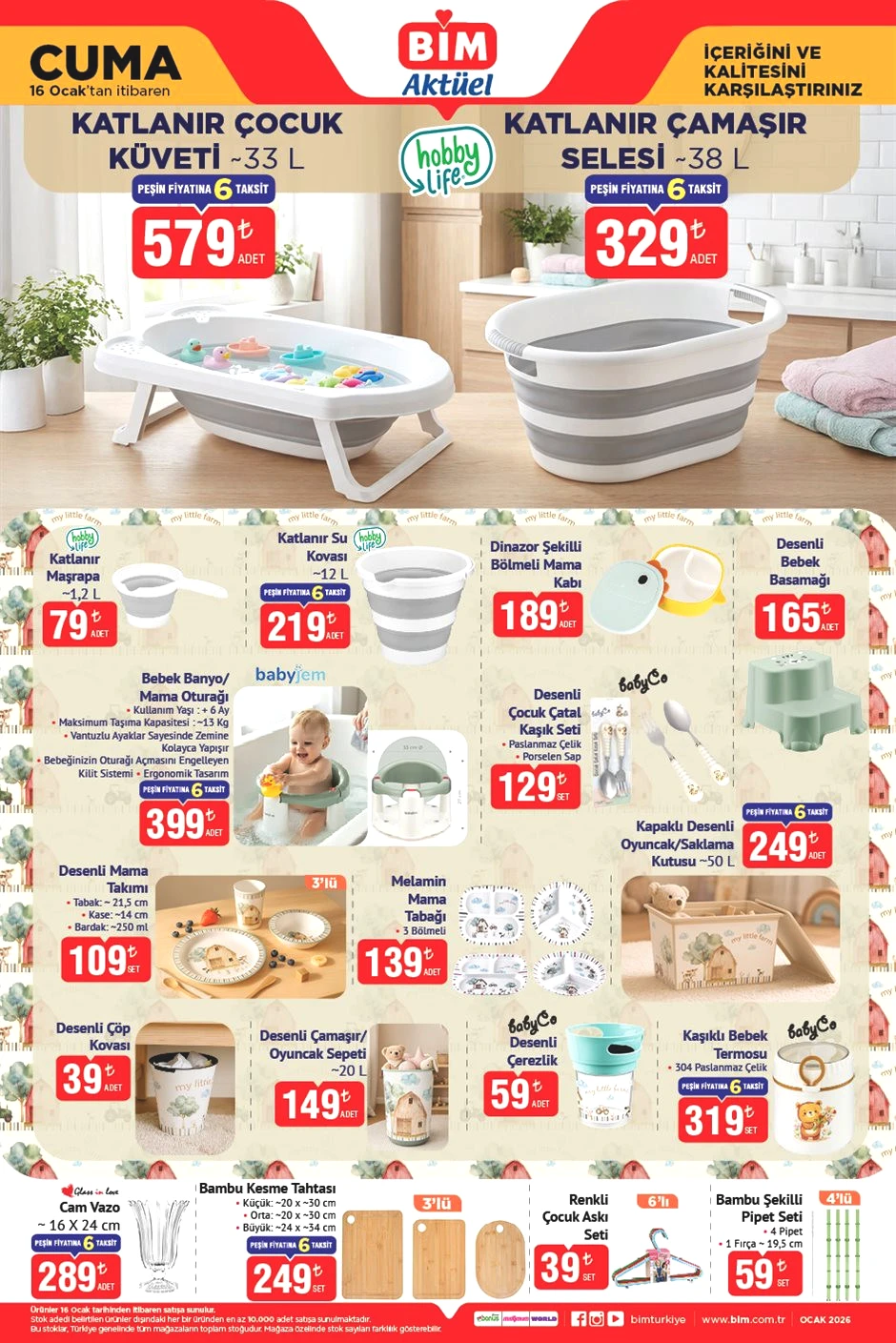 YEPYENİ BİM AKTÜEL 16 OCAK 2026 CUMA GÜNÜ KATALOĞU (İNDİRİMLİ ÜRÜNLER BROŞÜRÜ) || Bim aktüel bu hafta ürünleri neler Bim afişi Yürüme Arkadaşım Sevimli Fil Getiriyor