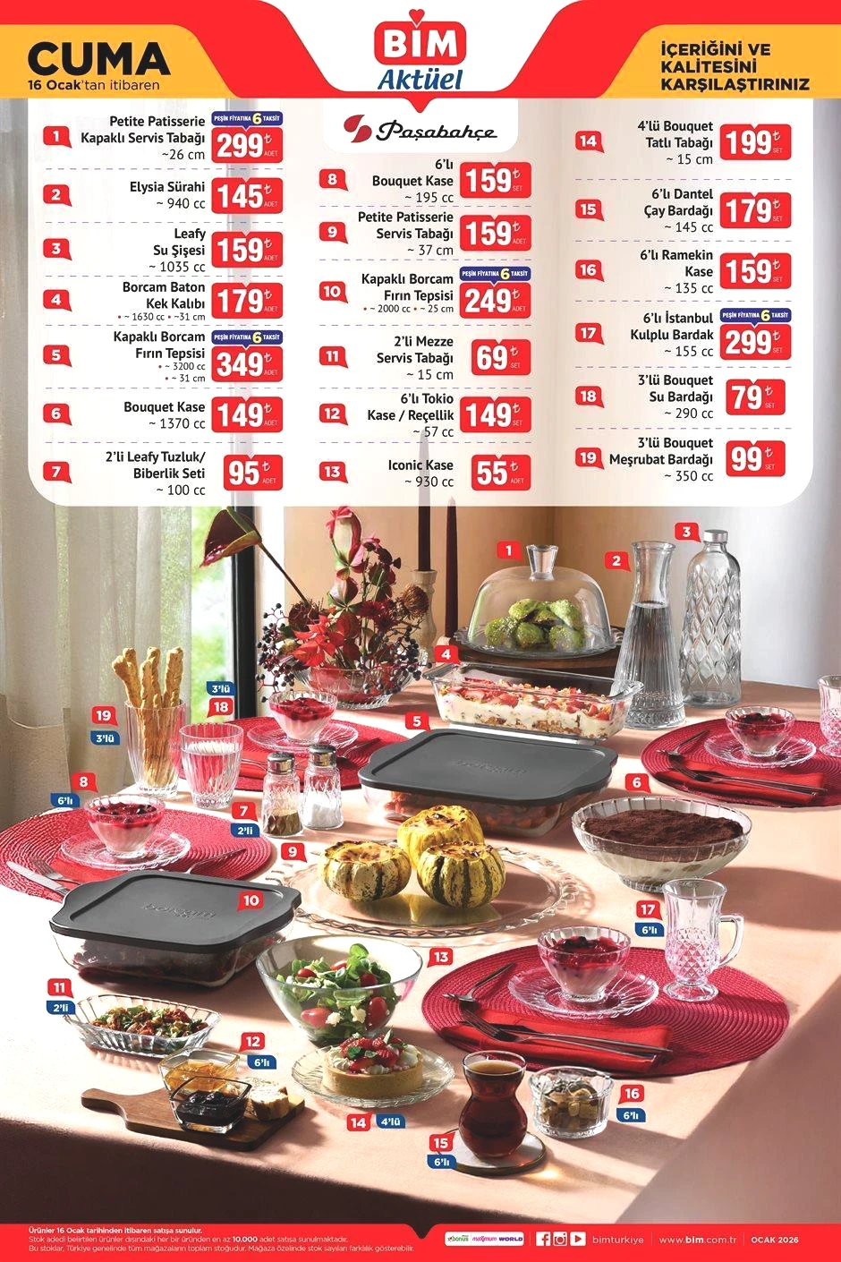 İNDİRİMLİ BİM AKTÜEL KATALOĞU (16 OCAK CUMA) BİM 16 Ocak Cuma aktüel kataloğunda hangi ürünler satışa çıkacak Katlanır Çocuk Küvet, Çamaşır Selesi, Desenli Mama Takımı, Bambu Kesme Tahtası...