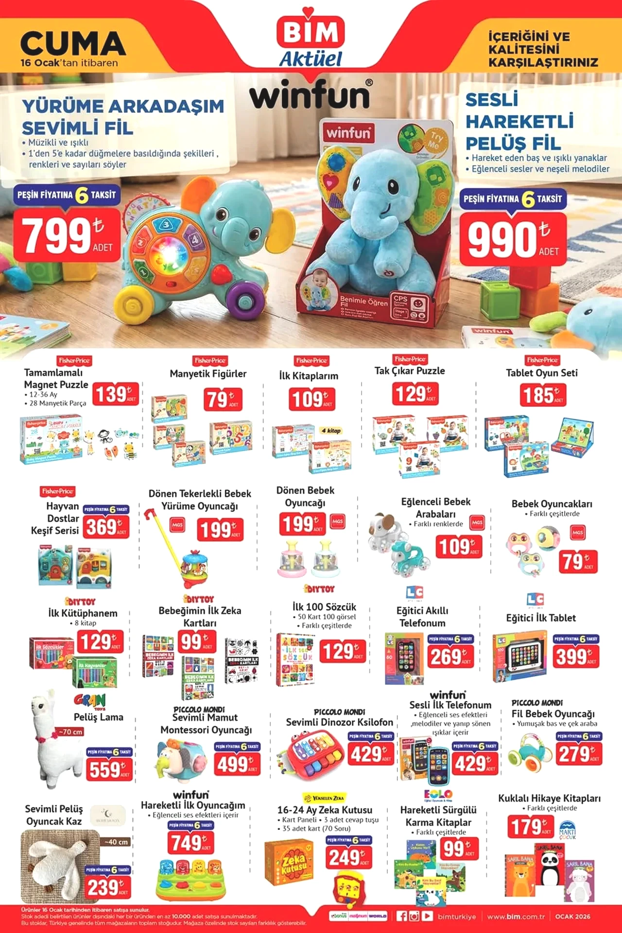 BİM 16-23 Ocak aktüel ürünler yeni kataloğu 2026! Akıllı cep telefonu, televizyon, fincan seti, spor giyim ürünleri geliyor