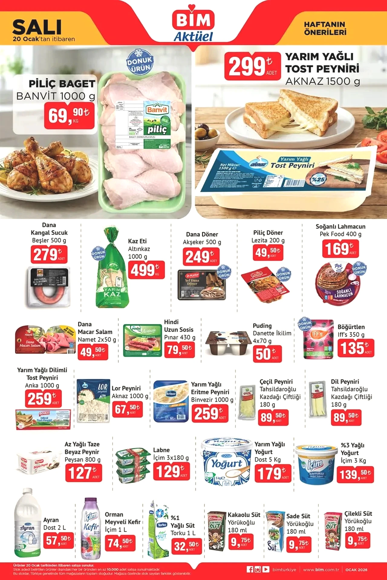 BİM 16-23 Ocak aktüel ürünler yeni kataloğu 2026! Akıllı cep telefonu, televizyon, fincan seti, spor giyim ürünleri geliyor