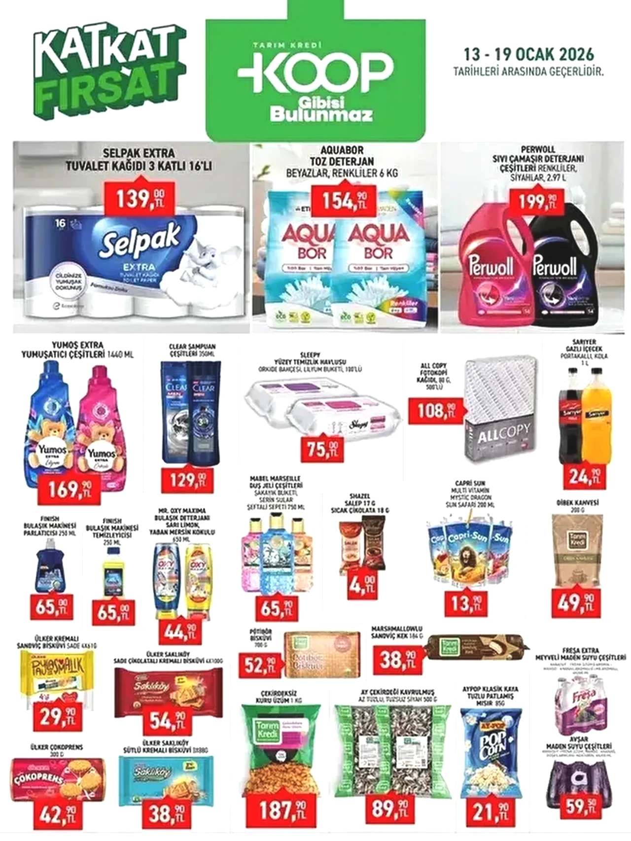 Tarım Kredi Market'te 13-19 Ocak aktüel ürünler raflarda yerini aldı! Hangi ürünler indirimde