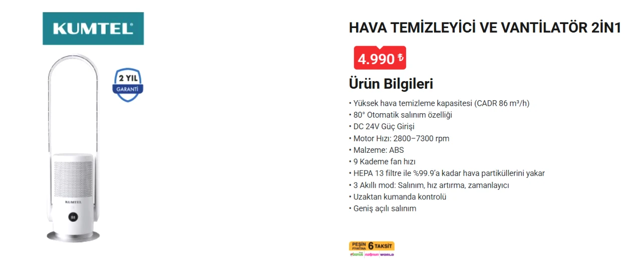 BİM 21 Ocak Çarşamba aktüel ürünler kataloğu! BİM’e Hava Temizleyici ve Vantilatör geliyor! - Sayfa 7