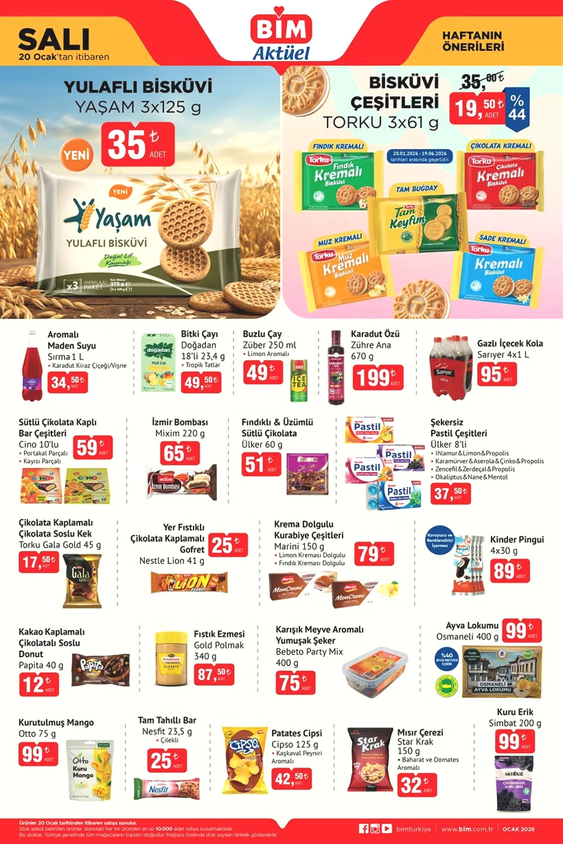 20-23 Ocak 2026 BİM Aktüel Ürünler Kataloğu Cep Telefonu, Yoga Pilates Bandı, Masaj Barı Geliyor - Resim : 2