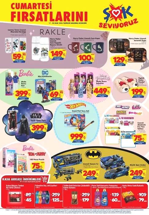 17-20 Ocak ŞOK aktüel katalog: Hafta sonu fırsatlarında neler var, hangi ürünler indirimde?
