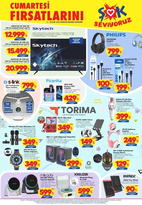17-20 Ocak ŞOK aktüel katalog: Hafta sonu fırsatlarında neler var, hangi ürünler indirimde?