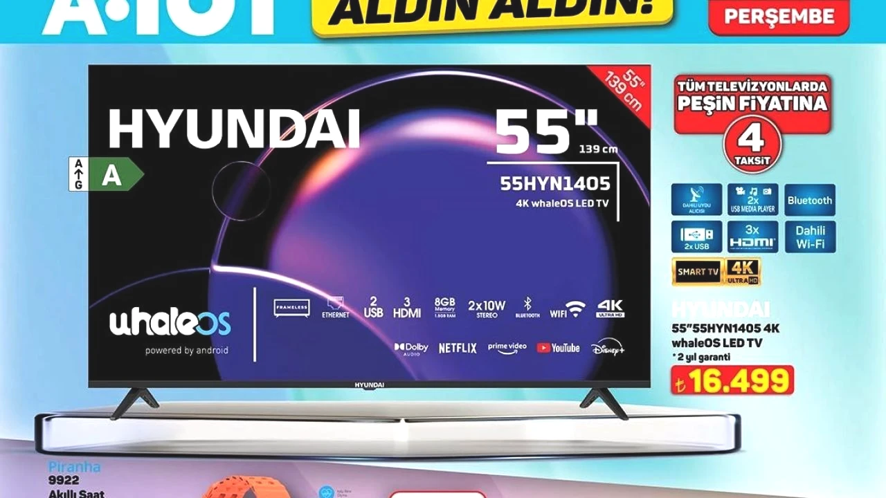 A101 22 Ocak 2026 aktüel kataloğu yayınlandı! televizyondan motosiklete dev fırsatlar