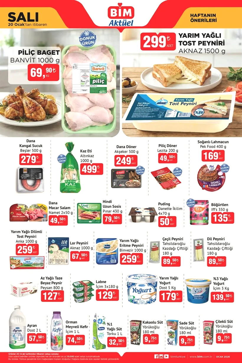 BİM 20-23 OCAK 2026 AKTÜEL KATALOĞU: BİM'e bu hafta neler geliyor? BİM'de neler var? - Resim: 2