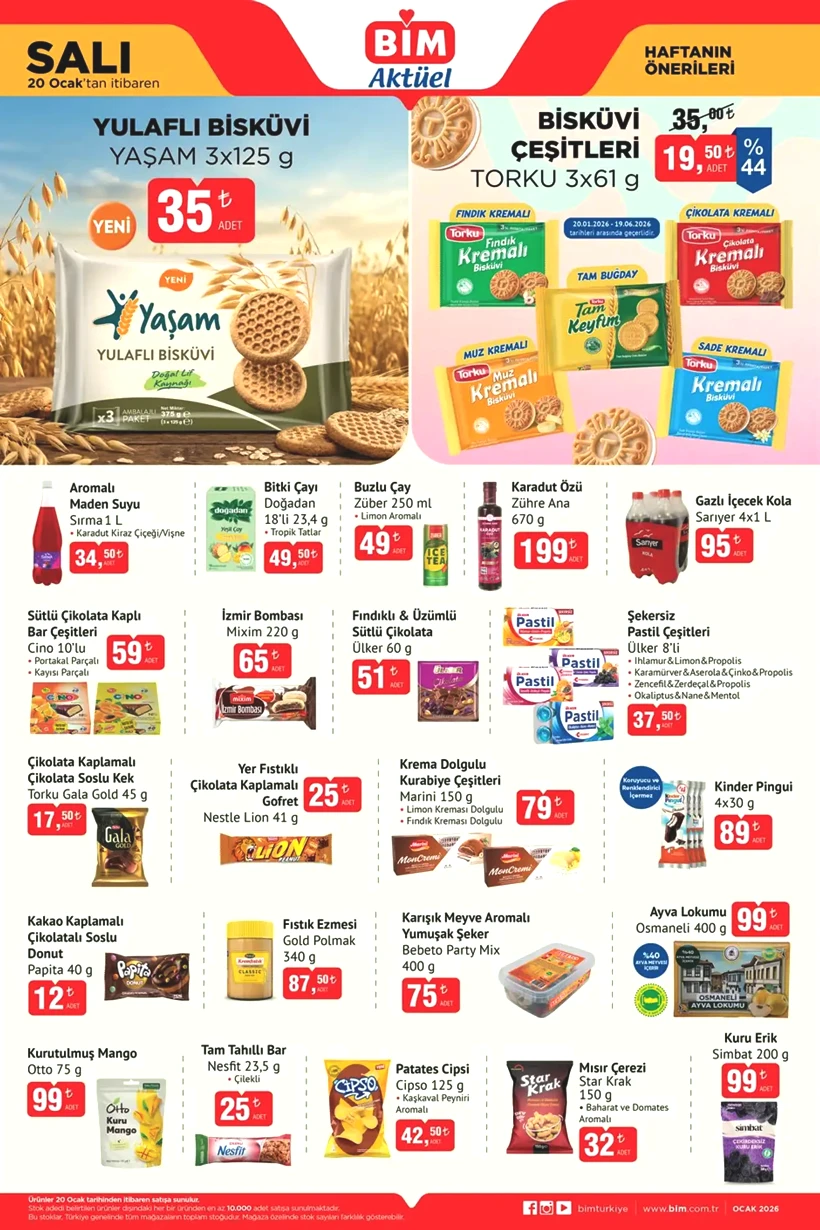 BİM 20-23 OCAK 2026 AKTÜEL KATALOĞU: BİM'e bu hafta neler geliyor? BİM'de neler var? - Resim: 3