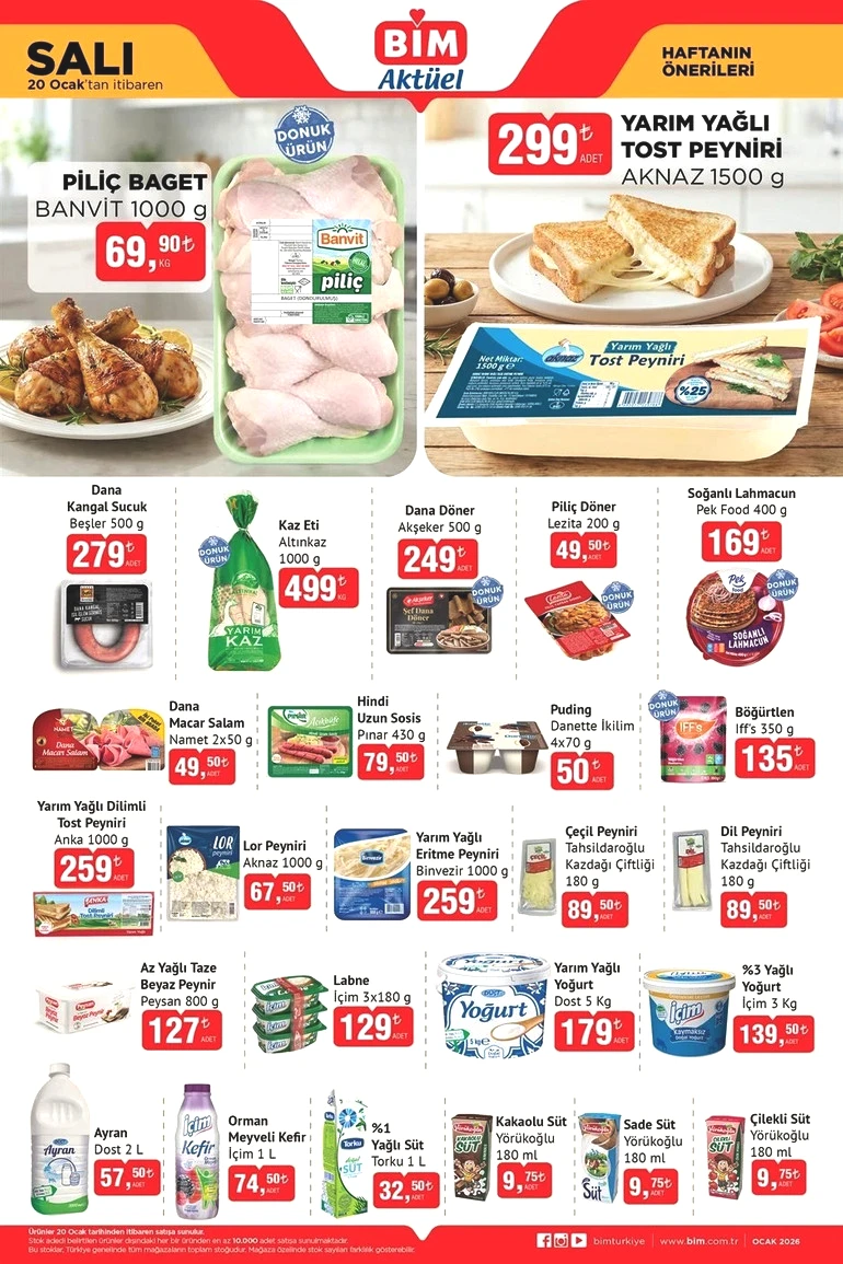 BİM Salı ve Cuma Gününe Özel Aktüel Kataloğunu Yayımlandı! İşte 20-23 OCAK BİM Aktüel Kataloğu... resim: 2