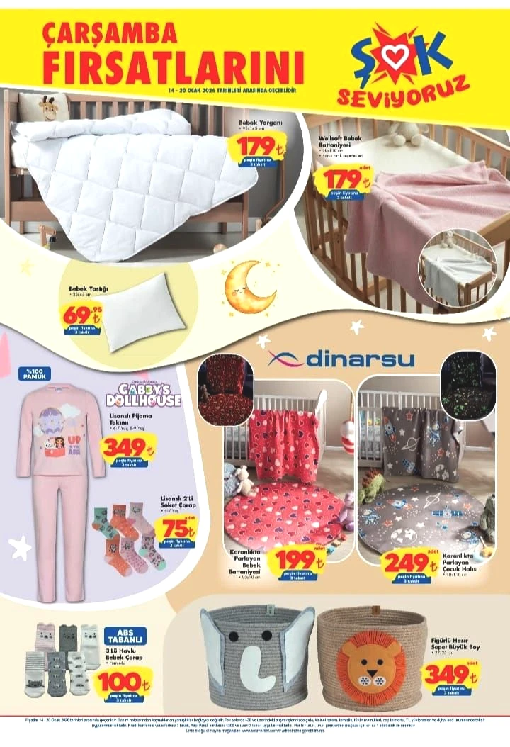 ŞOK market 14-20 Ocak 2026 aktüel ürünler kataloğu! ŞOK markete Bebek Ürünleri geliyor? - Sayfa 8