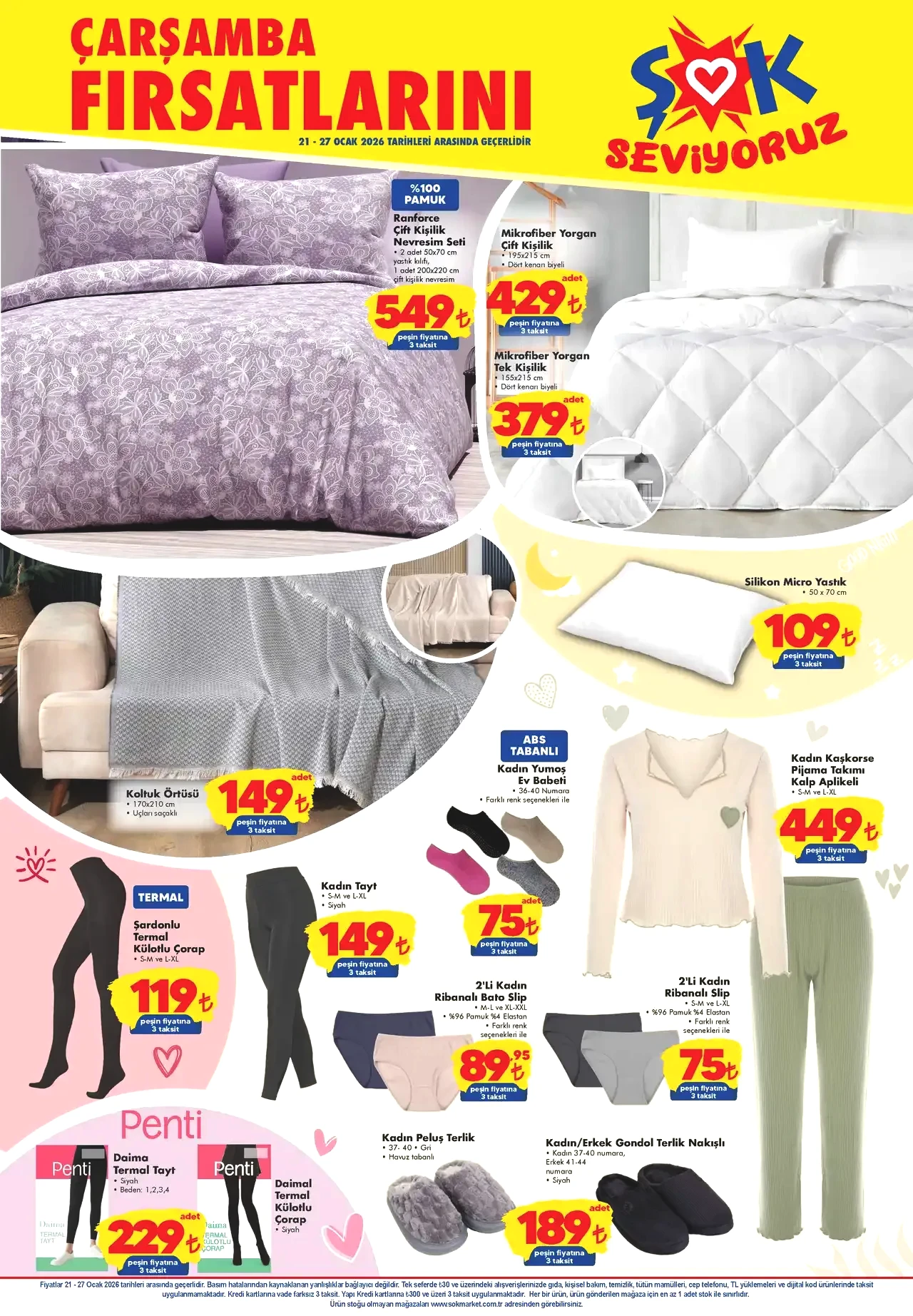 ŞOK Marketler Zinciri, Ocak ayı sonuna doğru tüketicilere sunacağı yeni fırsat listesini duyurdu. 21 Ocak 2026 Çarşamba günü başlayacak olan kampanya döneminde, hem mutfak gereçlerinde hem de ev elektroniğinde "Win" avantajlarıyla ek kazanç imkânları sağlanacak.