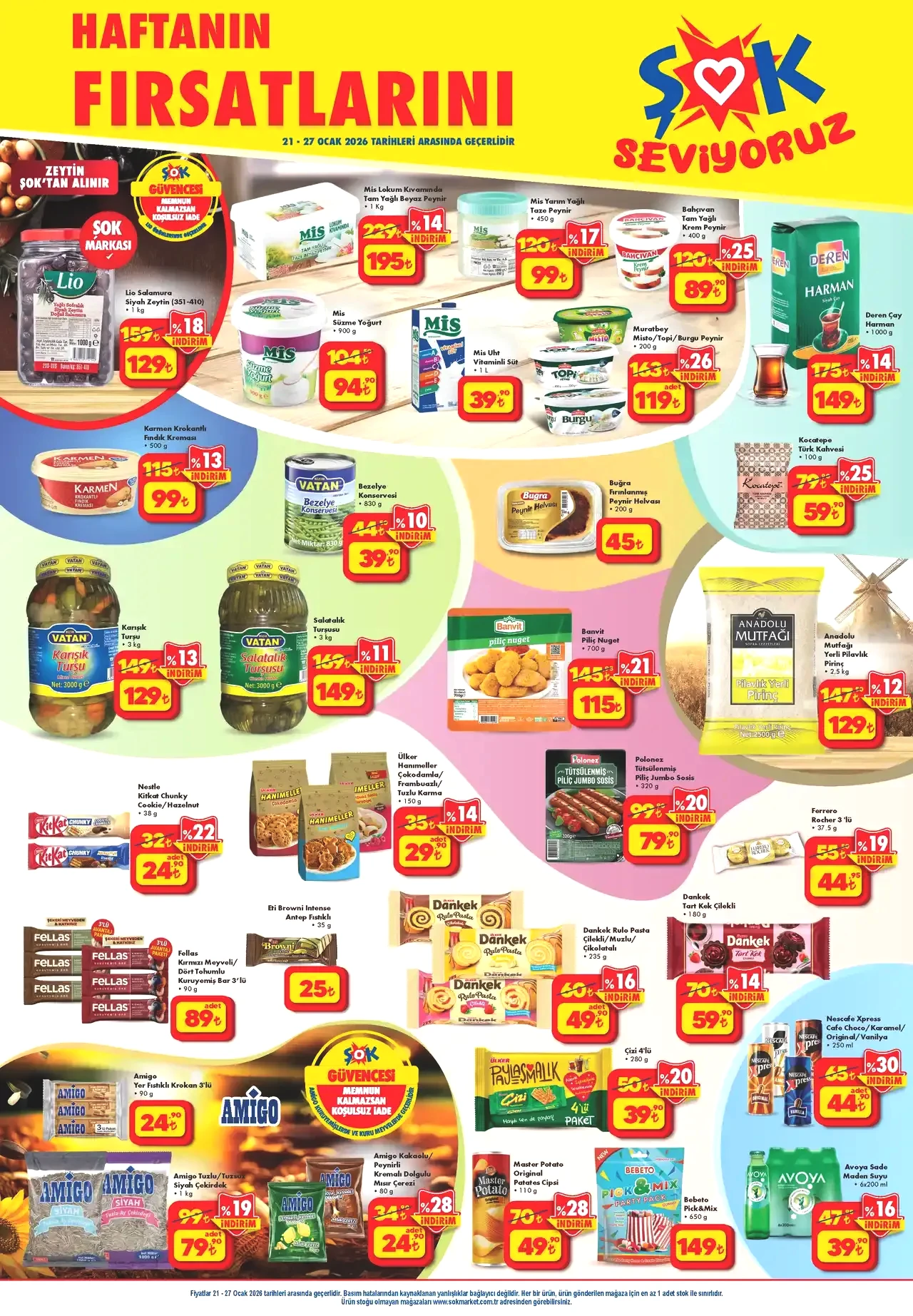 Züccaciye ve Elektronikte Geniş Ürün Yelpazesi

Paşabahçe Aurora serisine ait cam servis tabakları ve kaseleri, Keramika çerezlikler (34,95 TL) ve Cambu 3’ü 1 arada ölçülü French Press (199 TL) mutfak grubundaki diğer fırsatlar arasında. Ayrıca ŞOK’un kendi markası olan Neowise imzalı kablo ve adaptör gibi elektronik aksesuarlar ile valiz ve şemsiye çeşitleri de uygun fiyatlarla alıcı bekliyor. Kumsal markalı tavalar ve Pirge-Rooc bıçak setleri de 21 Ocak itibarıyla ŞOK mağazalarında satışta olacak.