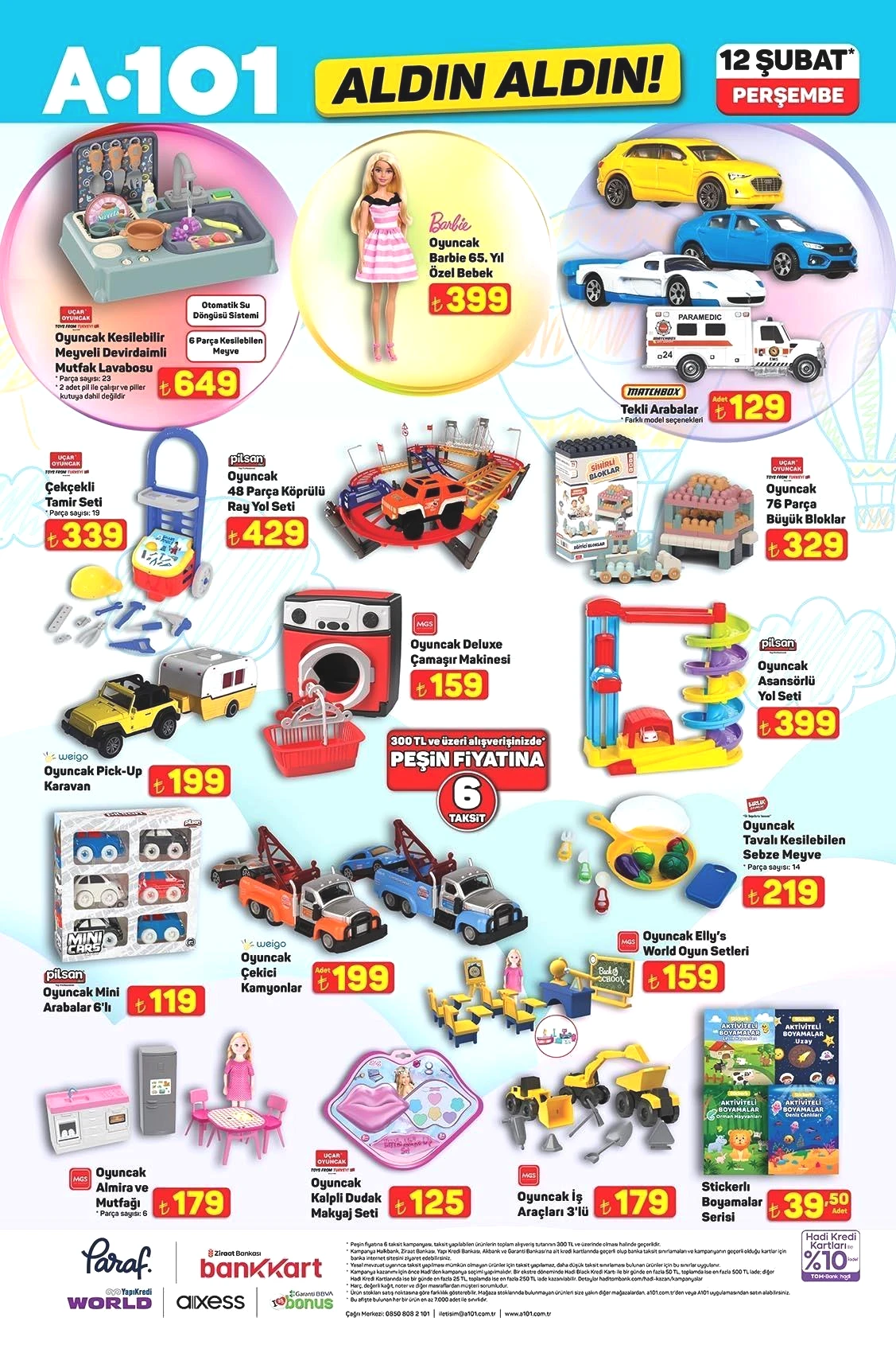 12 ŞUBAT PERŞEMBE A101 ALDIN ALDIN AKTÜEL KATALOĞU
