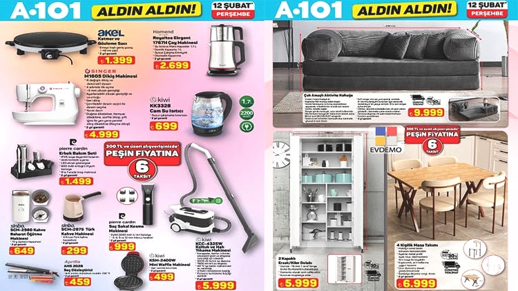 A101 Aldın Aldın 12 Şubat 2026 Kataloğu