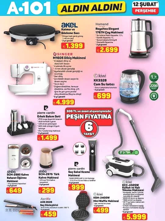 A101 Aldın Aldın 12 Şubat 2026 Kataloğu