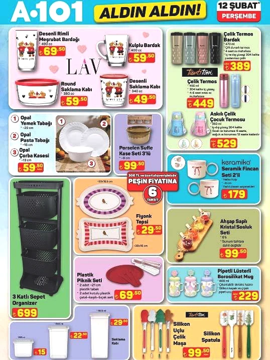 A101 Aldın Aldın 12 Şubat 2026 Kataloğu