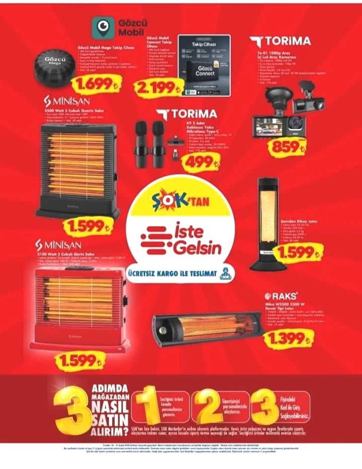 ŞOK market 04-10 Şubat 2026 aktüel ürünler kataloğu! ŞOK’a Turbo Fanlı Ankastre Set geliyor! - Sayfa 11