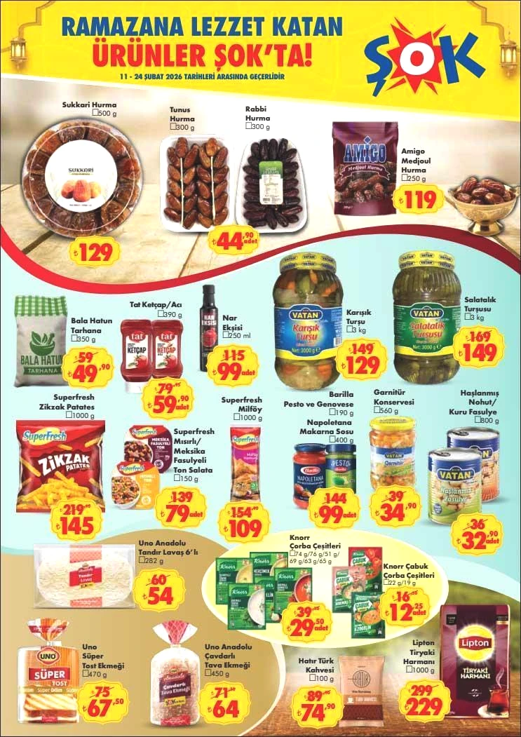 11-24 ŞUBAT ŞOK AKTÜEL ÜRÜNLER KATALOĞU