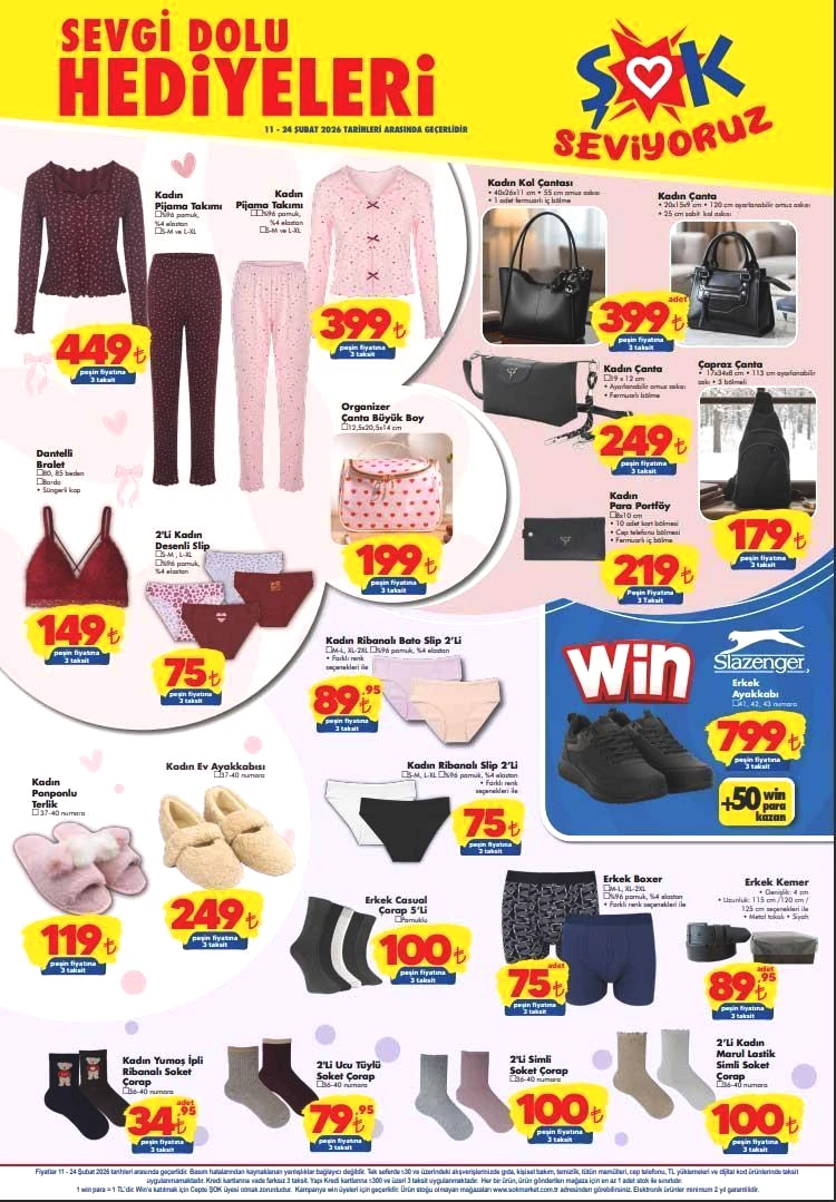 ŞOK 11-24 Şubat yeni aktüel kataloğu yayımlandı ŞOK 11-24 Şubat aktüel kataloğunda bu hafta hangi ürünler satışa çıkacak Nespresso Kahve Makinesi, Saç Maşası, Dijital Banyo Baskülü, Pijama Takımı, Mini Kamera...