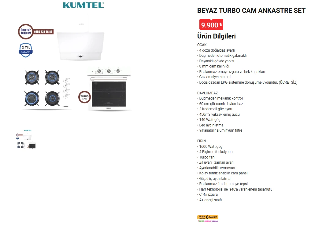 Mutfağını yenilemek isteyenlere müjde! BİM’e 20 Şubat 2026 Cuma günü Cam Ankastre Set geliyor - Sayfa 1