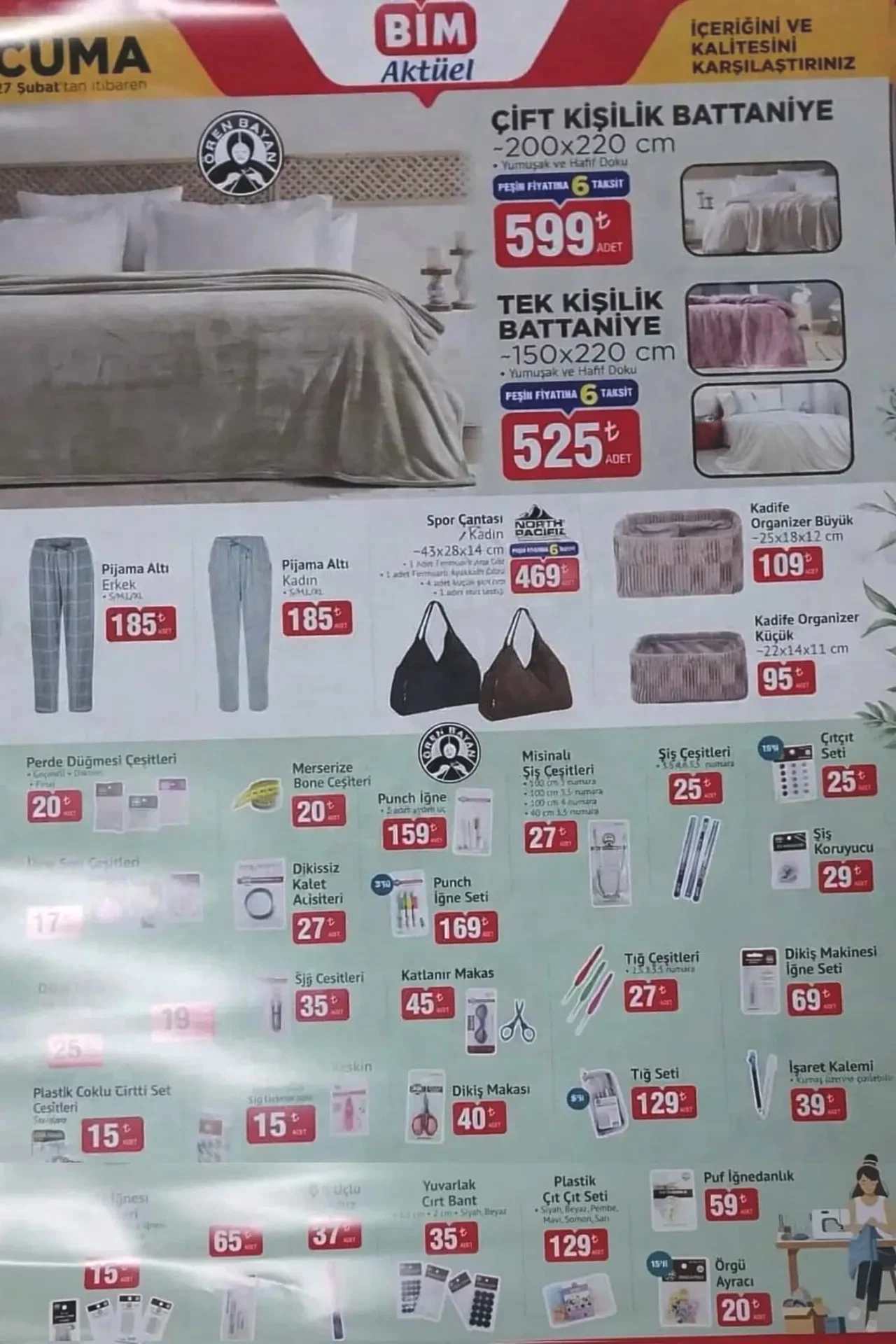 BİM 20-27 Şubat aktüel kataloğu reyonlarda!  Isıtıcı çeşitleri, şarjlı süpürge, kahve makinesi, tost makinesi geliyor