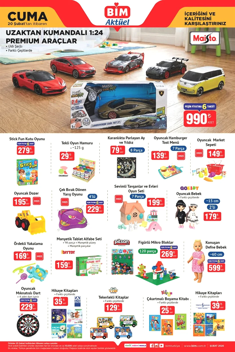 20 Şubat BİM Kataloğu 2026 Ankastre Set, Taşınabilir Fotoğraf Yazıcısı, Karaoke Mikrofon Satışta - Resim : 1