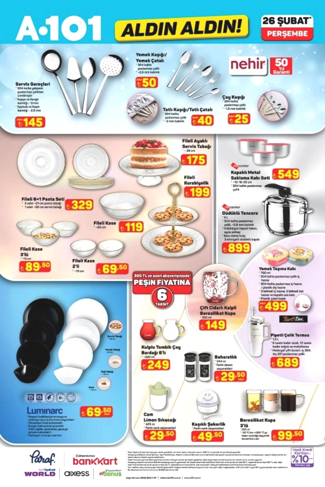 A101 e elektronik para kasası geliyor! 26 Şubat  2026 A101 katalog yayınlandı! 11