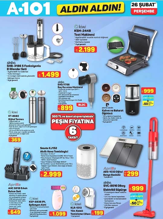 A101 ALDIN ALDIN AFİŞİ 26 ŞUBAT 2026 (İNDİRİMLİ ÜRÜNLER YENİ TAM LİSTE) || A101 bu hafta aktüel kataloğu indirimli ürünleri neler A101 broşürü ile tiny house, elektronik para kasası, akıllı hava temizleyici ve sprey mop geliyor A101 ALDIN ALDIN AFİŞİ 26 ŞUBAT 2026 (İNDİRİMLİ ÜRÜNLER YENİ TAM LİSTE) || A101 bu hafta aktüel kataloğu indirimli ürünleri neler A101 broşürü ile tiny house, elektronik para kasası, akıllı hava temizleyici ve sprey mop geliyor