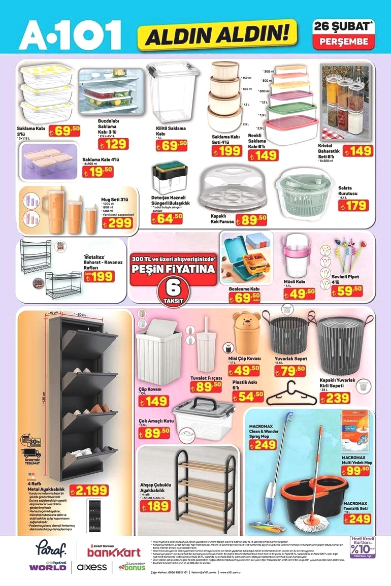 A101 AKTÜEL İNDİRİMLERİ | A101 Aldın Aldın 26 Şubat Perşembe aktüel kataloğunda hangi ürünler satışa çıktı Dijital Termos, Saç Kurutma Makinesi, Akıllı Hava Temizleyici, Erkek Bakım Seti
