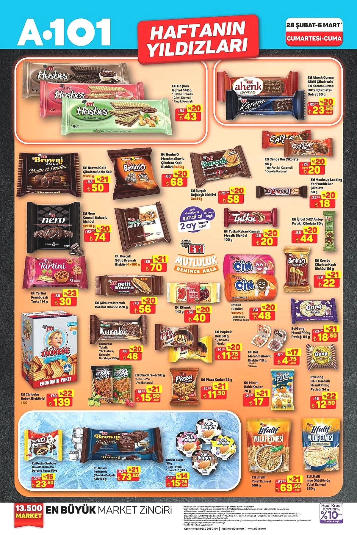 A101’den gıdada dev indirim rüzgarı! 28 Şubat-6 Mart 2026 Haftanın Yıldızları Kataloğu yayımlandı - Sayfa 3