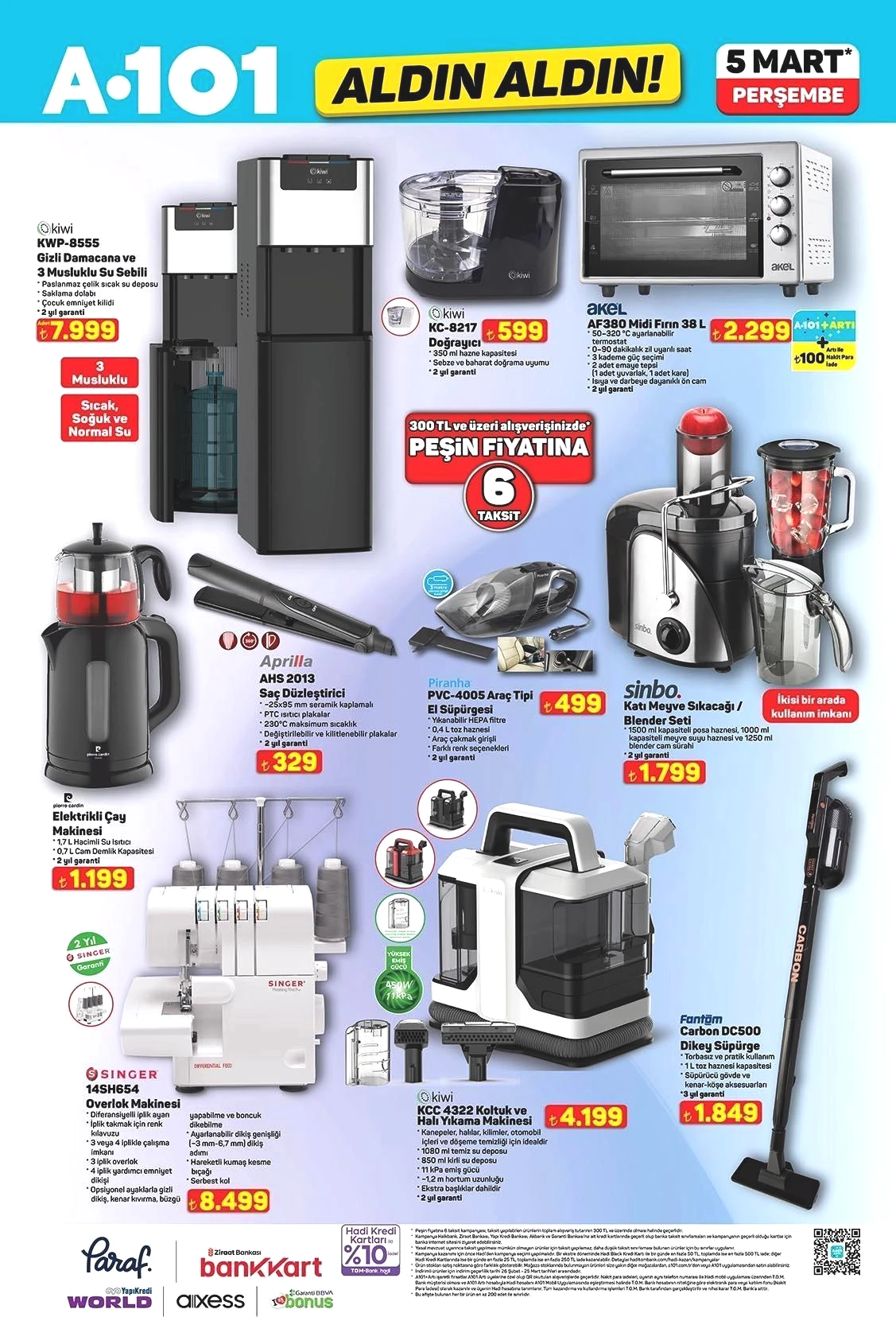 5 MART A101 AKTÜEL KATALOĞU 5 MART A101 AKTÜEL KATALOĞU