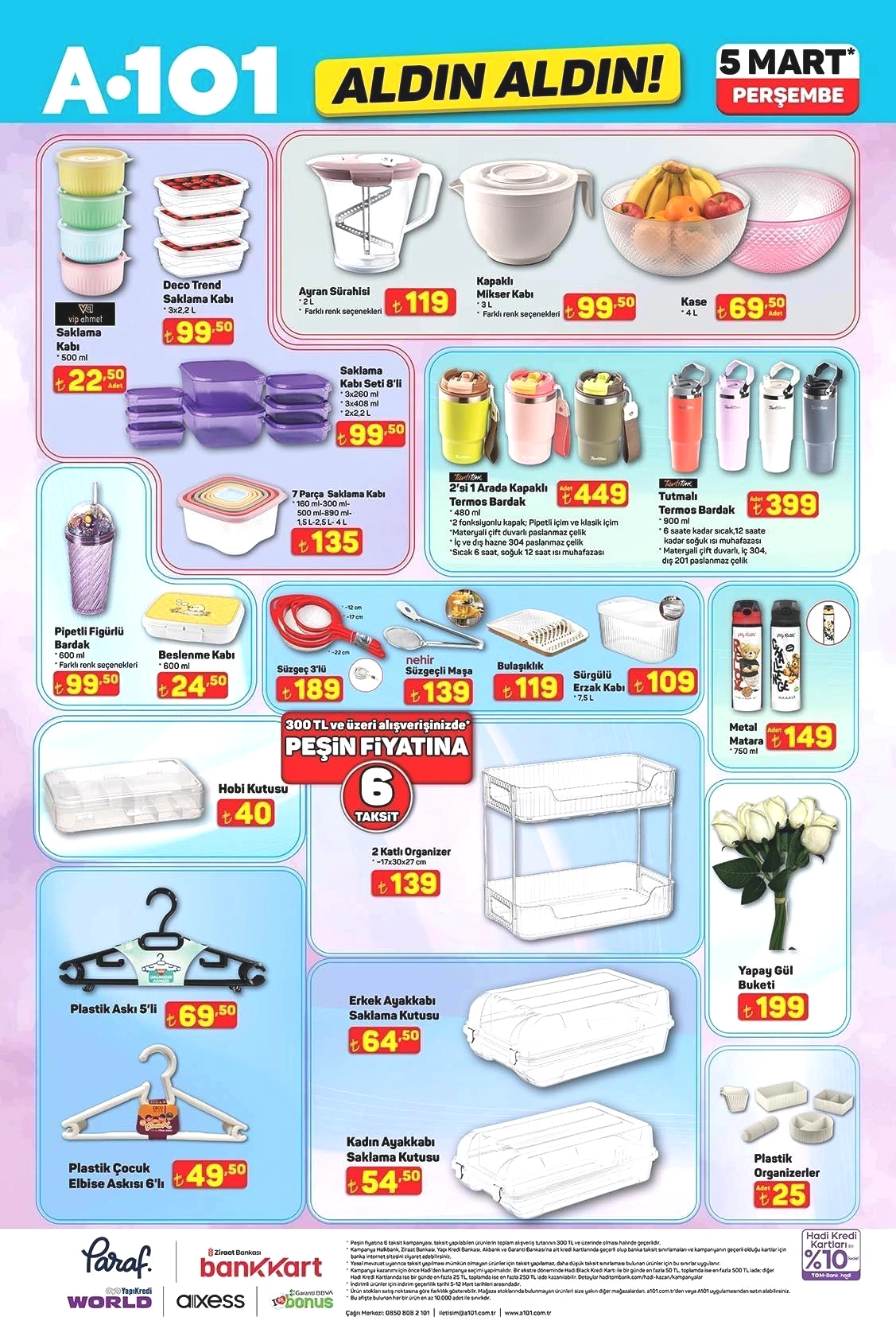 5 MART A101 AKTÜEL KATALOĞU 5 MART A101 AKTÜEL KATALOĞU