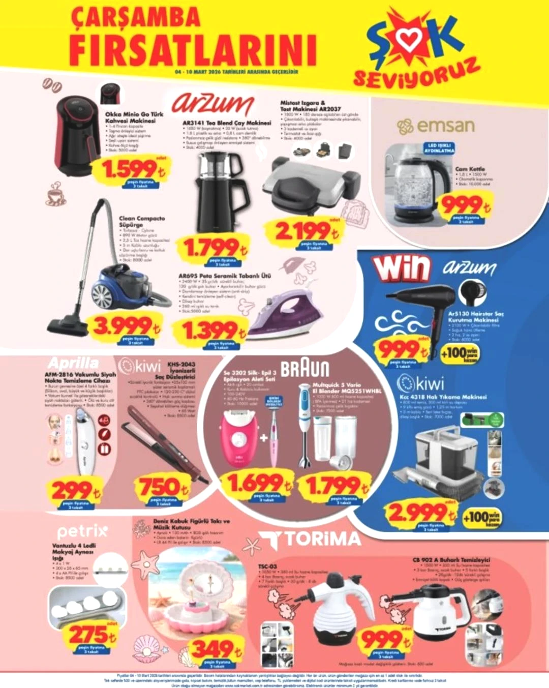 ŞOK a Samsung akıllı çamaşır kurutma makinesi geliyor! 4 Mart 2026 ŞOK aktüel katalog yayınlandı! 4