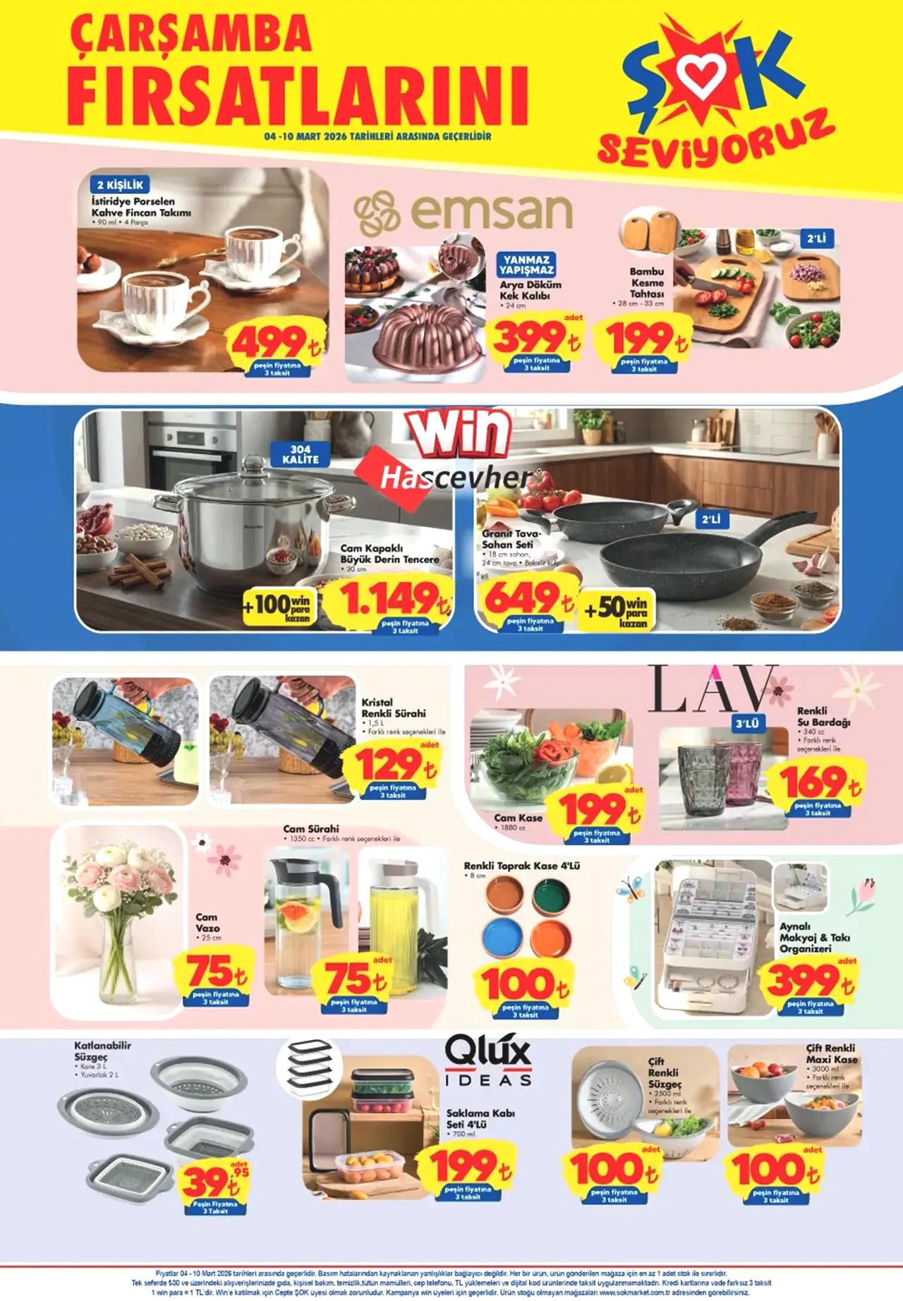 Şok aktüel ürünler 4-10 Mart kataloğu çıktı! Akıllı çamaşır kurutma makinesi geliyor