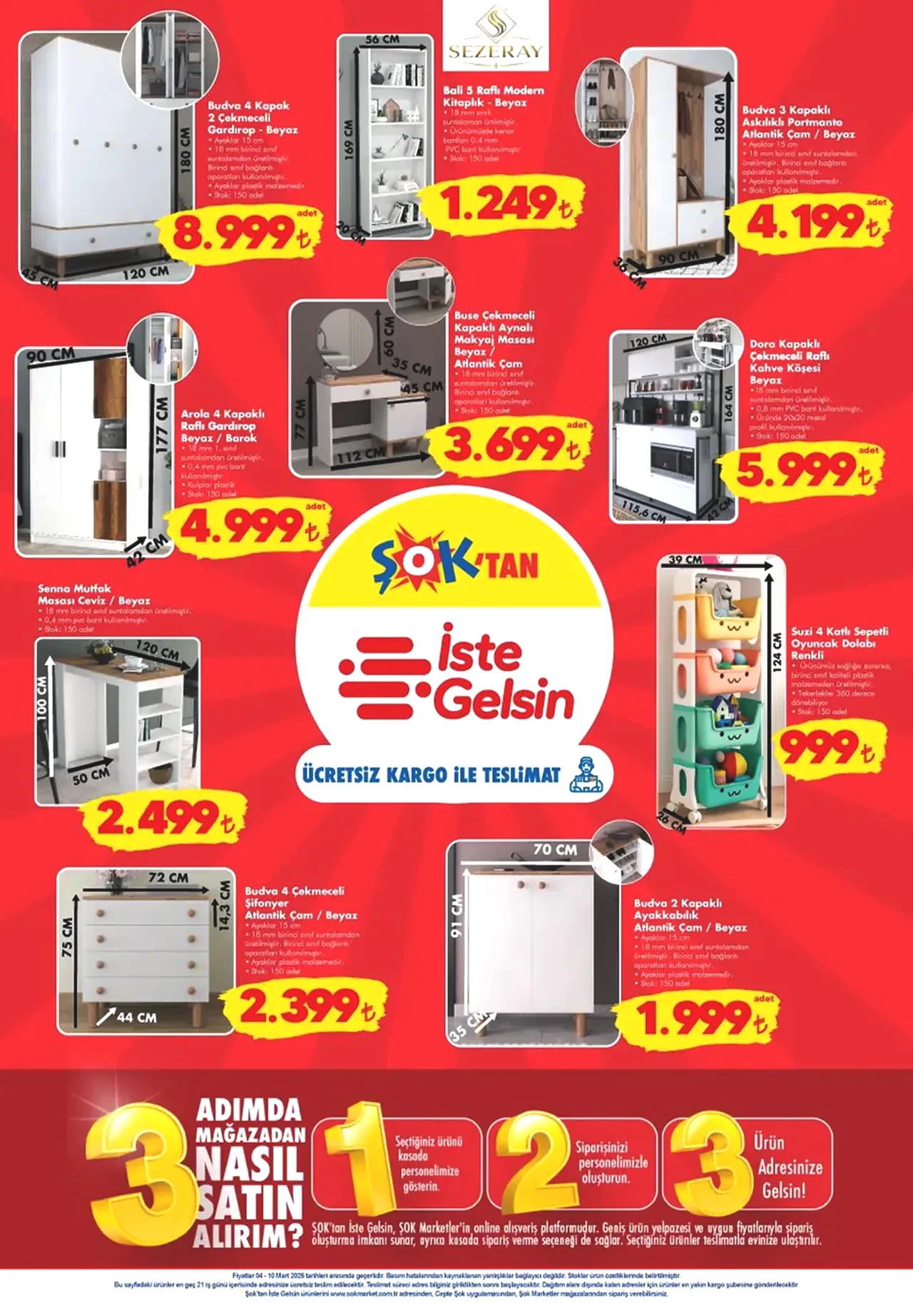 Şok aktüel ürünler 4-10 Mart kataloğu çıktı! Akıllı çamaşır kurutma makinesi geliyor