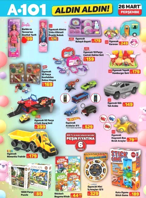 A101 AKTÜEL KATALOG 26 MART PERŞEMBE: A101 Aktüel ürünler neler Yeni haftanın indirimli ürünleri belli oldu A101 Aldın Aldın oyuncu koltuğu, çapa motoru, blender seti, televizyon...