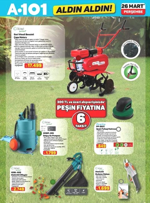 A101 AKTÜEL KATALOG 26 MART PERŞEMBE: A101 Aktüel ürünler neler Yeni haftanın indirimli ürünleri belli oldu A101 Aldın Aldın oyuncu koltuğu, çapa motoru, blender seti, televizyon...