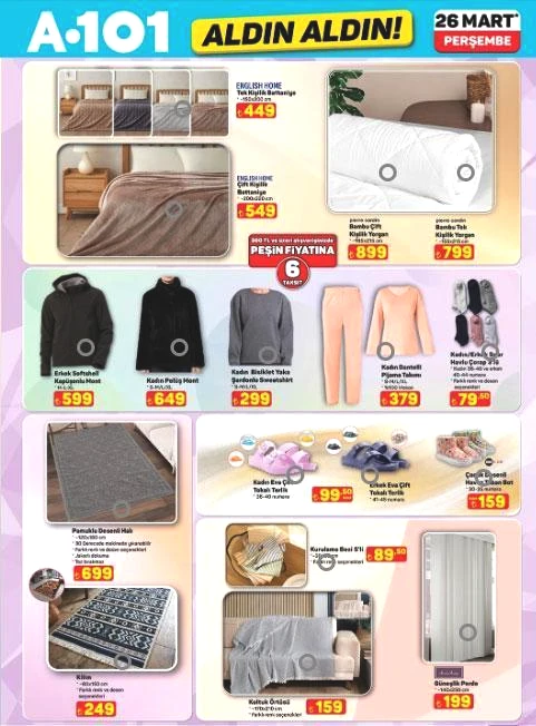 A101 AKTÜEL KATALOG 26 MART PERŞEMBE: A101 Aktüel ürünler neler Yeni haftanın indirimli ürünleri belli oldu A101 Aldın Aldın oyuncu koltuğu, çapa motoru, blender seti, televizyon...