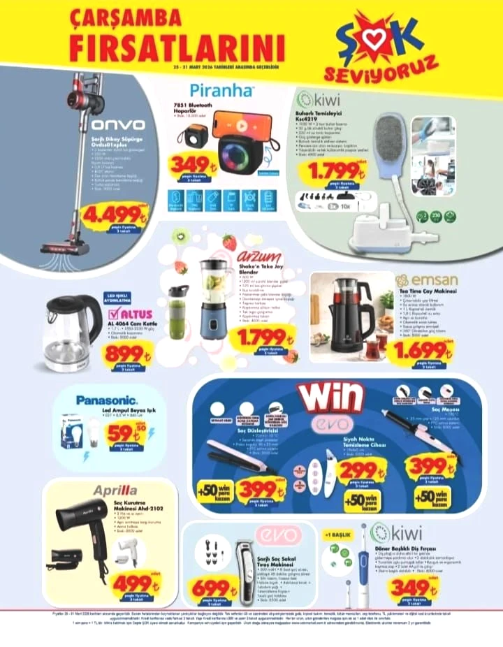 Gözle görülmeyen kirlere elveda: ŞOK’a 25 Mart Çarşamba Buharlı Temizleyici geliyor! - Sayfa 1