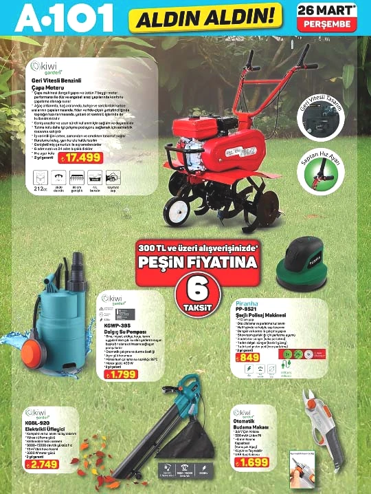 SATIŞA ÇIKTI A101 ALDIN ALDIN AKTÜEL İNDİRİM KATALOĞU 26 MART 2026 || A101 afişi bu hafta ürünleri neler A101 broşürü ile oyuncu koltuğu, buzdolabı, çapa motoru, mantar LED masa lambası raflarda...